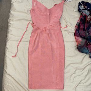 House of London NEW Gorgeous Pink BodyCon Dress